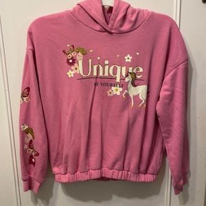 Girls pink hoodie